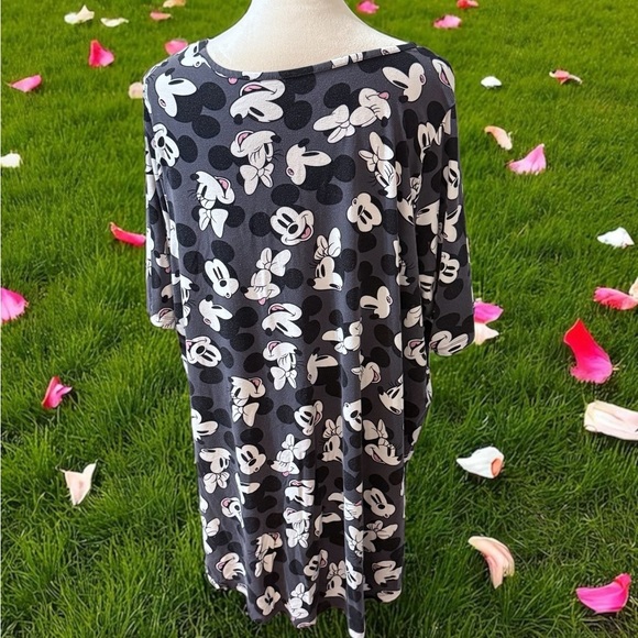 Disney Black and White Mickey Mouse Short Sleeve Tee - Picture 3 of 4